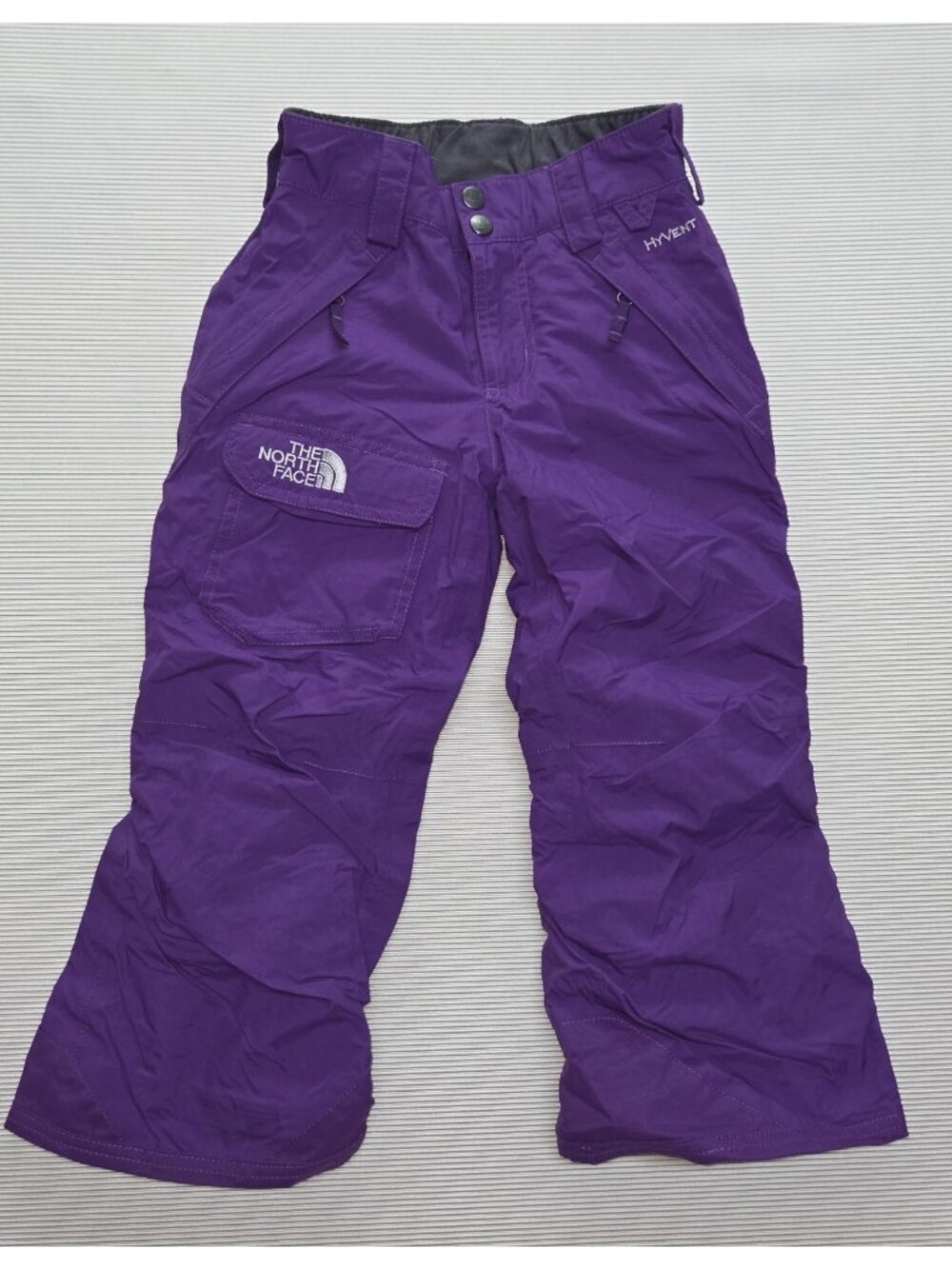 The North Face HyVent Snow Pants Purple Nylon Girls xSmall  6